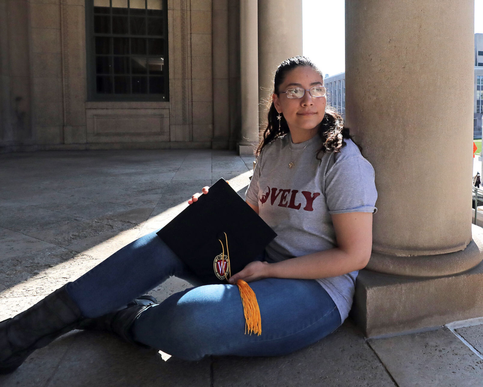 UW Grad Perez - Portrait at Union